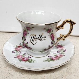 Norcrest Mother Tea Cup and Saucer